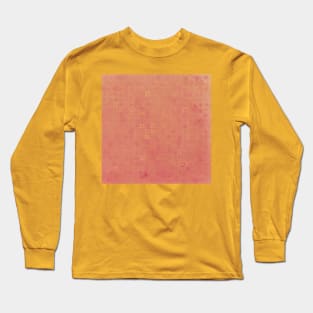 Harmonious orange pattern with shiny circles Long Sleeve T-Shirt